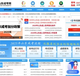 山东成人高考报名网